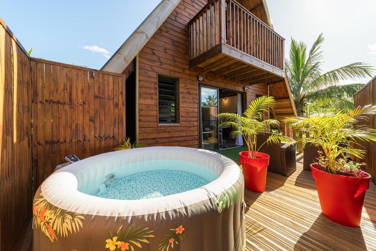 Charmant Chalet Avec Jacuzzi, L'Ile O Vert Saint-Philippe Buitenkant foto